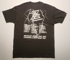 Vtg 1990 ZZ TOP Recycler Tour Double Sided Concert T-Shirt XL Nice As Pictured