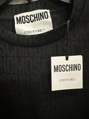 New Authentic MOSCHINO MEN’S Signature Top SIZES S,M,Made In Italy Retail $395