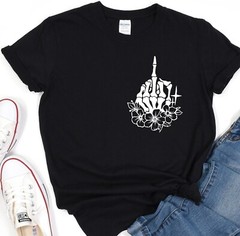 Surviving Purely Out Of Spite Shirt, Skull Floral Tee, Positive Vibes T-Shirt