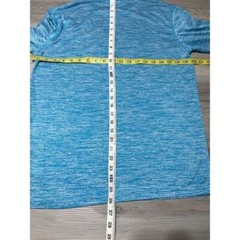 Spicy Tuna Swim Shirt Mens Small Blue Long Sleeve Reggae Beach Light Weight EUC
