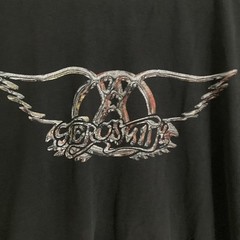 Vtg Aerosmith Shirt Mens XL Distressed Giant Tag Rock Band Graphic Logo Tee 90s