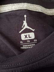 2013 VINTAGE AIR JORDAN RETRO 1 ” NUMBERS GAME ” TEE SIZE XL NEW/W TAGS BLK