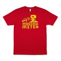 2XL Official Kentucky Democrats Moscow Mitch T-Shirt Red Nyet Mitch McConnell
