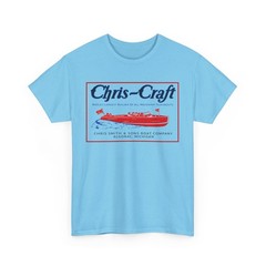 Chris-Craft Vintage Antique Algonac MI Mahogany Boats Runabouts Boating T-Shirt
