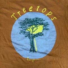 Vintage Makena Treetops Kenya T-Shirt Burnt Orange Cotton Graphic Tee Size 120 L