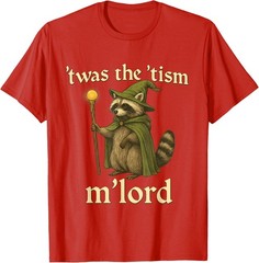 Twas the Tism Mlord Funny Autism Gen Z Meme Shirt Unisex T-Shirt