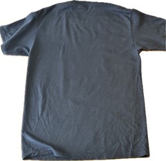 Vintage Liquid Blue Glow In Dark Skull Pile T-Shirt on Port & Co Blank 2007