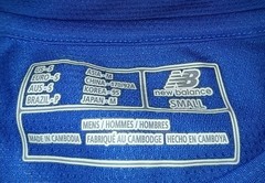New Balance Radio Deejay Shirt Mens Slim S Womens M Blue Polyester Running Top