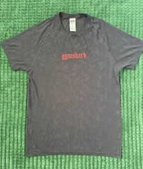 Gymshark Men’s Grunge Seamless T-Shirt Black Red Spell Out Logo Gym Tee Size L