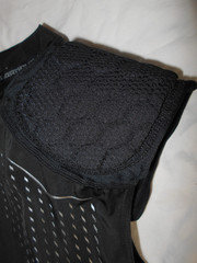 Under Armour Shirt Mens Medium Black Compression Fitted Sleeveless Hex HeatGear