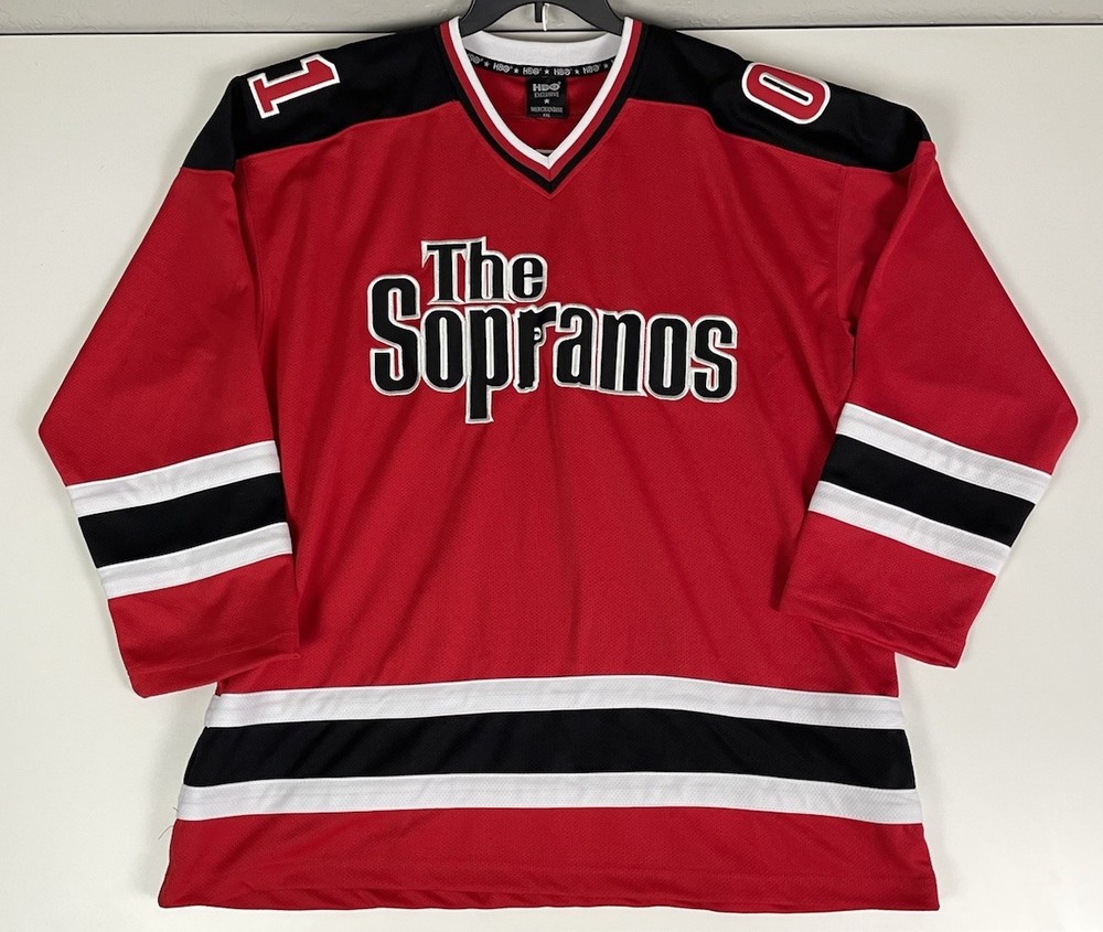 Vintage HBO The Sopranos Promo Hockey Jersey Exclusive Merchandise Men’s XXL