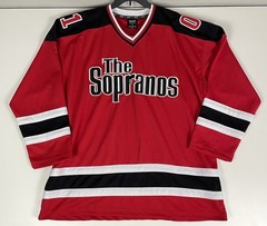 Vintage HBO The Sopranos Promo Hockey Jersey Exclusive Merchandise Men’s XXL
