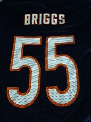 Reebok Chicago Bears Jersey Mens XXL Navy Blue Excellent Lance Briggs 55 NFL