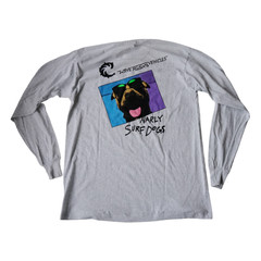 Vintage Wave Riding Vehicles Shirt Mens XL Surf Dog Graphic Long Sleeve USA 90s