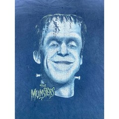 Vintage The Munsters T-Shirt Mens LARGE Black Herman Munster Distressed Graphic