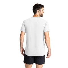 Men’s 3 Pack – USA Poly/Cotton Military Tee, White, Large