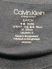 Calvin Klein Men’s Logo T-Shirt Navy Blue Size S Cotton Blend Crew Neck Tee. NEW