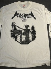 NIANTIEL Qayin Large LS SHIRT WHITE Ashdautas Xasthur Judas Iscariot Beherit Von