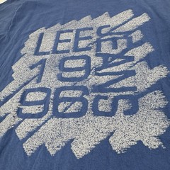 Vintage Lee Sport Tag Blue White Lee 1996 Jeans Tee Shirt