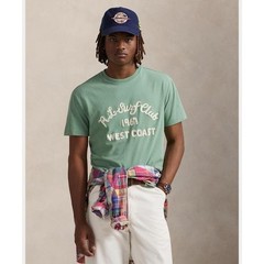 Polo Ralph Lauren Faded Mint R.L. SURF CLUB 1967 WEST COAST Short Sleeve T Shirt