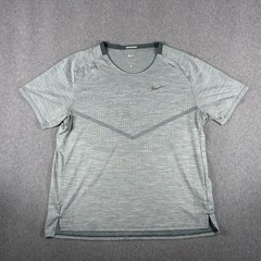Nike Dri-FIT ADV Running Shirt Mens Large Green Short Sleeve Athletic DM4753-010