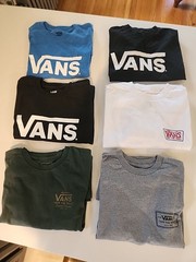 Lot Of 6 Vans Off The Wall Skateboarding T Shirts Men’s Size Medium Skater