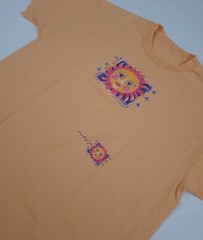 Vintage 90s Mackinac Island Sun Art Print T Shirt Rare Vtg USA Michigan Outdoor
