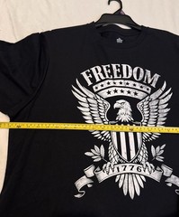 Way to Celebrate Men’s or Unisex 4th of July USA Freedom Eagle Graphic Tee,2XL