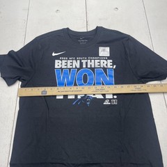 Carolina Panthers Shirt Mens Medium Black NFL Football Nike 2025 NFC Champs