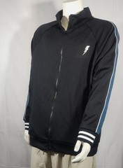 New AMP Young Men Jacket Color Black-Modern Style XXL Sports Jacket zipper front