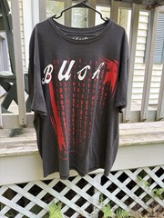 Men’s Bush Distressed Vintage Styled Concert Tour T-Shirt