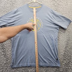 Howler Bros Graphic T Shirt Cactus Sun Men XL Blue Heed the Call *Pinhole back