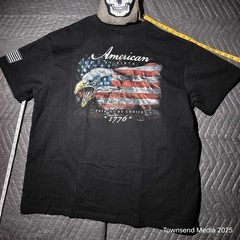 America by Birth – 1776 Patriot by Choice Cabela’s Black T-Shirt