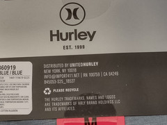 NWT – Hurley – 2 Pack Men’s Graphic Tees – Dark & Light Blue – Medium