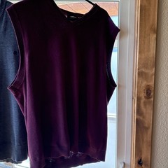 Vintage 90s Mossimo (XXL) – Burgandy/ Claiborne(XL) Gray Sweater Vests LOT of 2