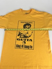 GUTTA King Of Kung Fu Bruce Lee Graphic T Shirt Yellow Men’s Medium