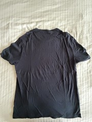 Armani Jeans Navy Blue Spellout Cities Graphic Tee – Men’s XL – 100% Cotton