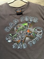 American Biker 3D Emblem T-Shirt Vintage 90s Tee size large