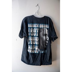 Vintage Barack Obama 2012 T-Shirt The Power of Change I Got Your Back Black XL