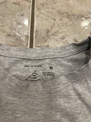 Adult M Illiminate SAIGONIA Shirt Crew Neck Stretch Cotton Blend Distressed