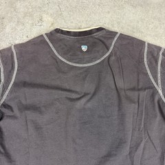 Kuhl T Shirt Mens Medium Gray Outdoors Stretch Flaws Preowned
