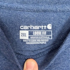 Carhartt Pocket T-Shirt Mens 2XL Blue Heather Short Sleeve Workwear Tee