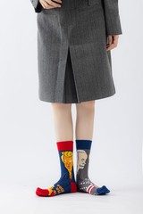 Funny Novelty Socks with Unique Asymmetric USA Designs,Cute Personalized Sock…