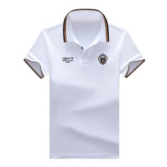 Nueva Camisa Polo Bordada De Manga Corta Para Hombre, Informal De Negocios