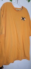 Artful Dodger Cutter Lads Red Sea Men’s 2XL Orange Y2K Grunge Streetwear T-shirt