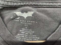 Batman The Dark Knight Joker T Shirt Mens Sz M Black Short Sleeve DC Comics