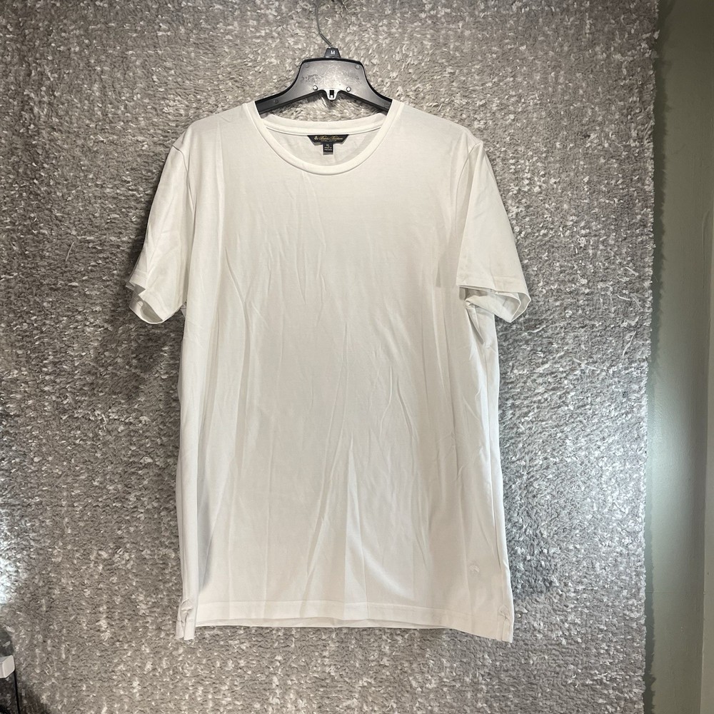 Brooks Brothers Supima Cotton T-Shirt White Men’s XL Preppy Casual