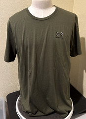 Under Armour 1389920 UA Men’s Freedom Snake Knife Cotton OD Green T-Shirt Sz XXL