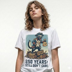 Honey Badger Freedom Fries Years Still Dont Care Funny Vintage T-Shirt