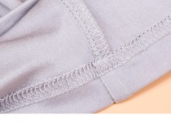 Knitted Men’s Short Sleeve T-shirt Mulberry Silk Fabric Round Neck Pullover Top